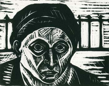 Wood cut by Akram Rahmanzadeh